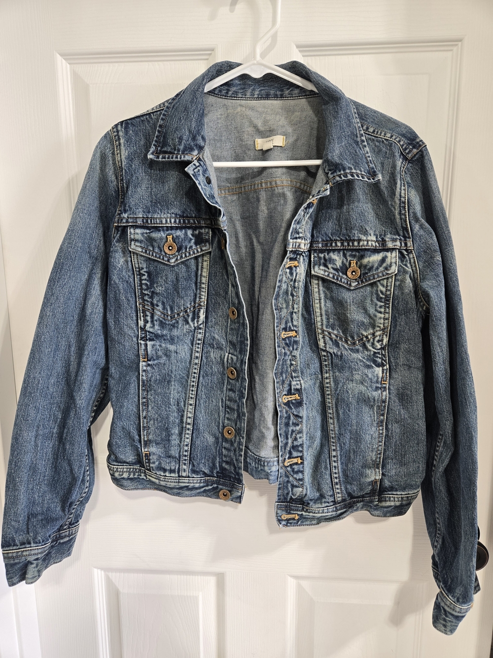 Madewell Classic Blue Denim Jacket - Light Wash Size L